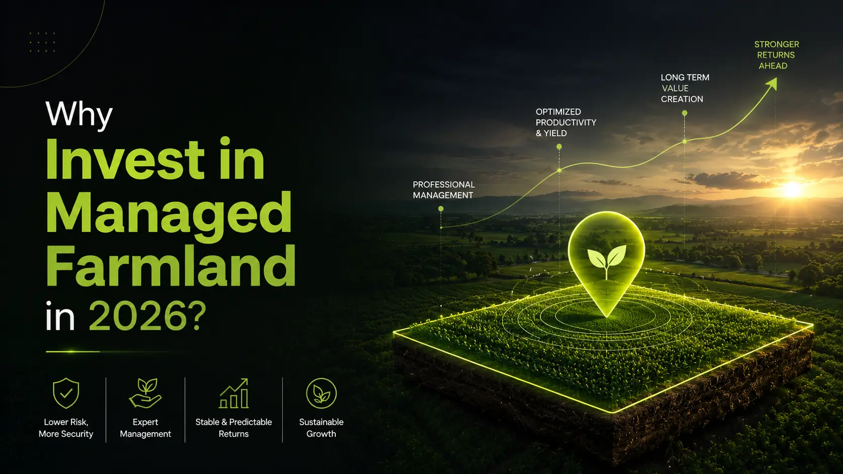 why invest in managed farmland in 2026