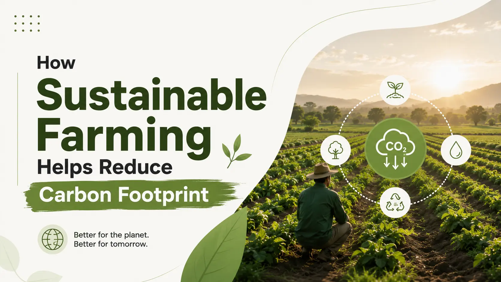 How Sustainable Farming Helps Reduce Carbon Footprint Managed Farmland Near Mumbai Thumbnail
