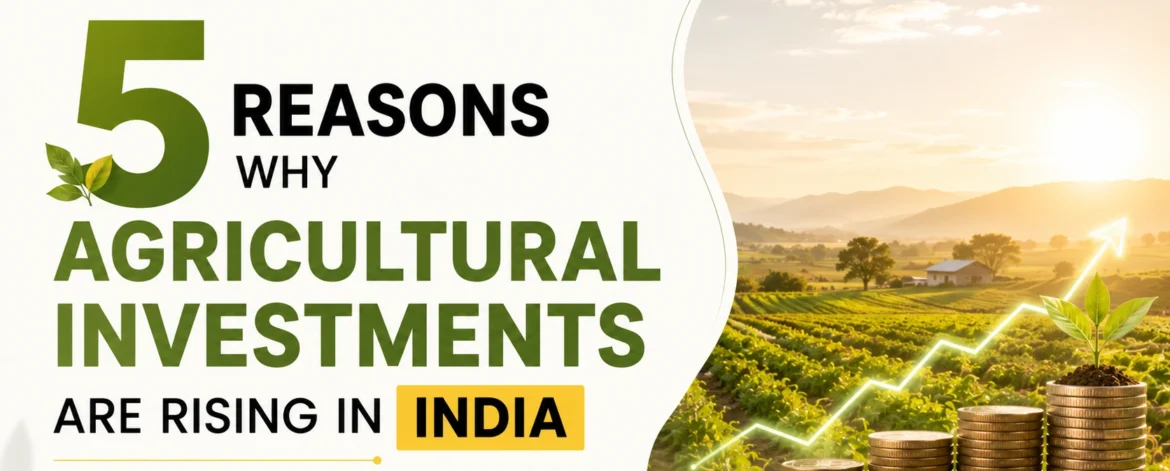 Reasons Why Agricultural Investments are Rising in India Mangofolks Managed Farmland Investment In Maharashtra