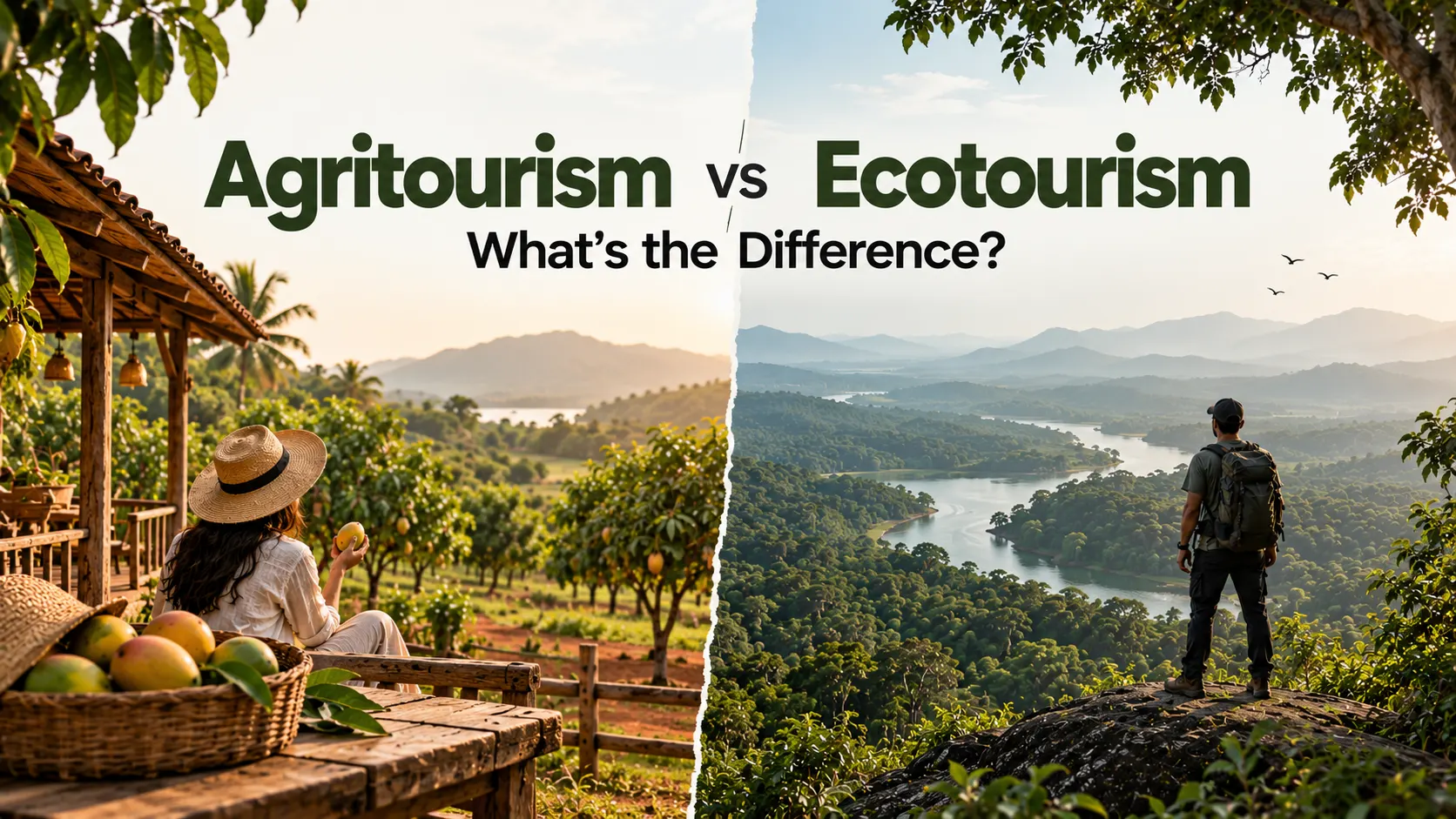 Agritourism vs ecotourism: what's the difference